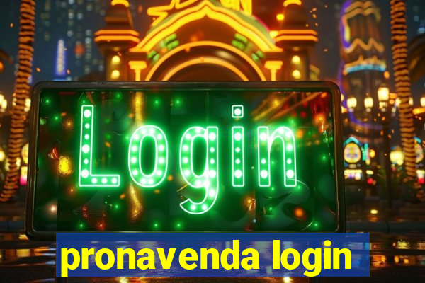 pronavenda login